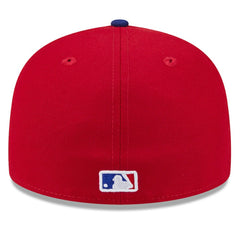 Texas Rangers 2026 Spring Training Low Profile 59FIFTY Fitted Hat Red/Royal | New Era
