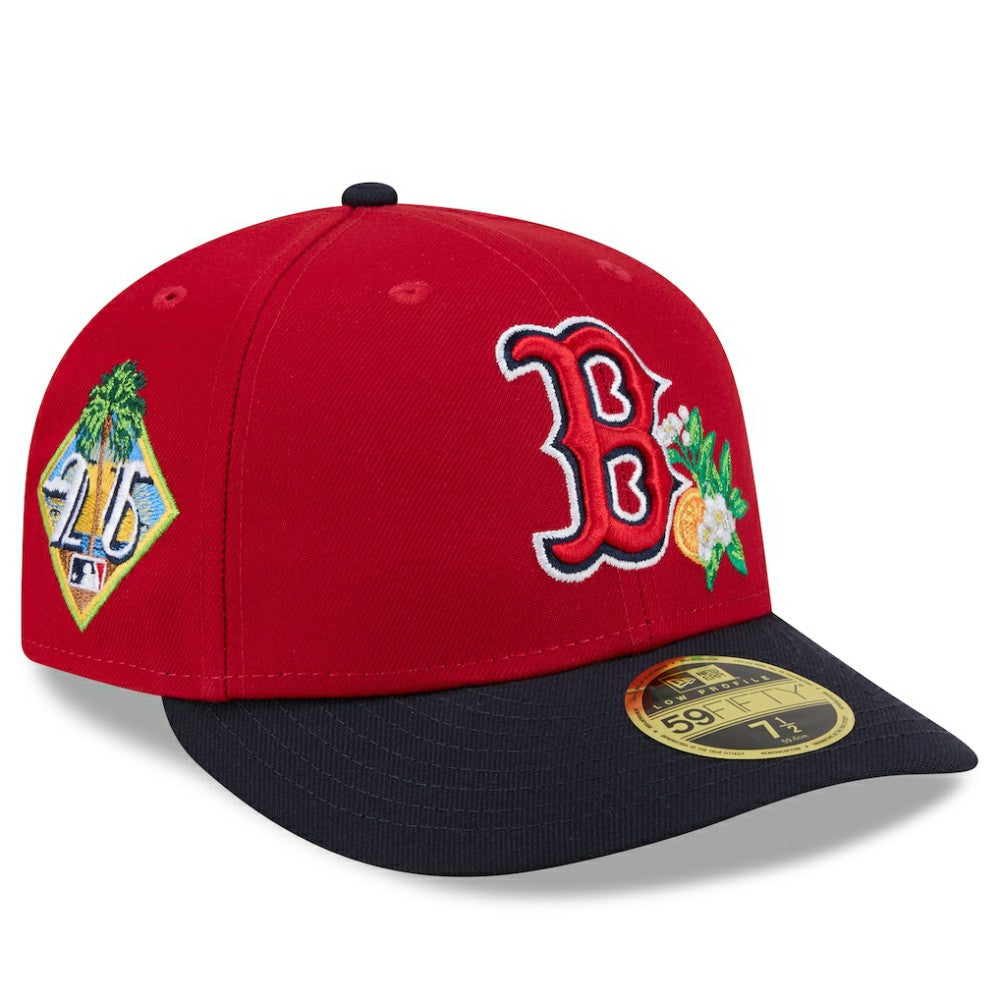 Boston Red Sox 2026 Spring Training Low Profile 59FIFTY Fitted Hat Red/Navy | New Era