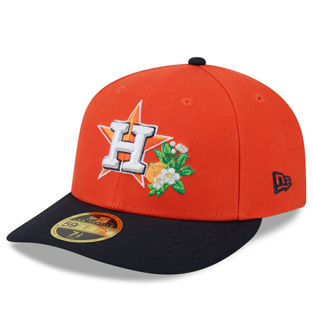 Houston Astros 2026 Spring Training Low Profile 59FIFTY Fitted Hat Orange/Navy | New Era