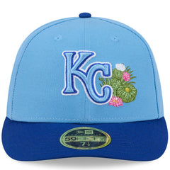 Kansas City Royals 2026 Spring Training Low Profile 59FIFTY Fitted Hat Light Blue/Royal | New Era