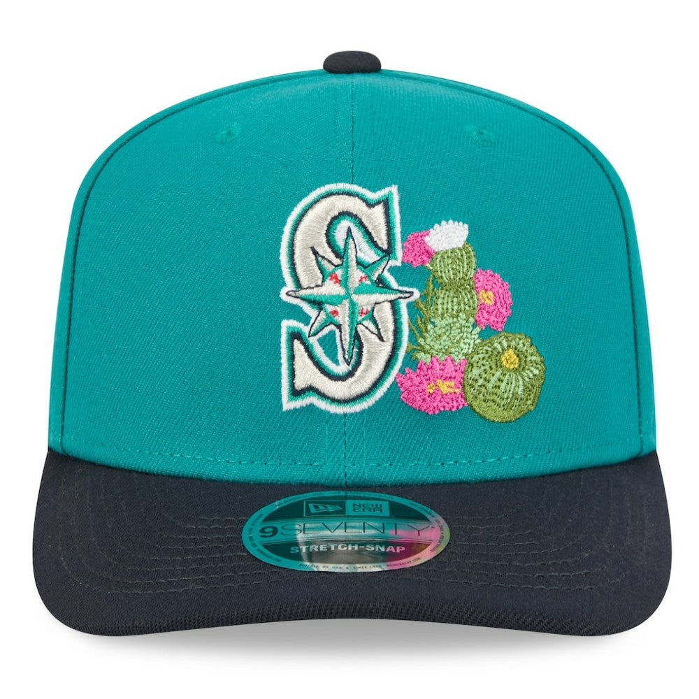 Seattle Mariners 2026 Spring Training 9SEVENTY Adjustable Hat Teal/Navy | New Era