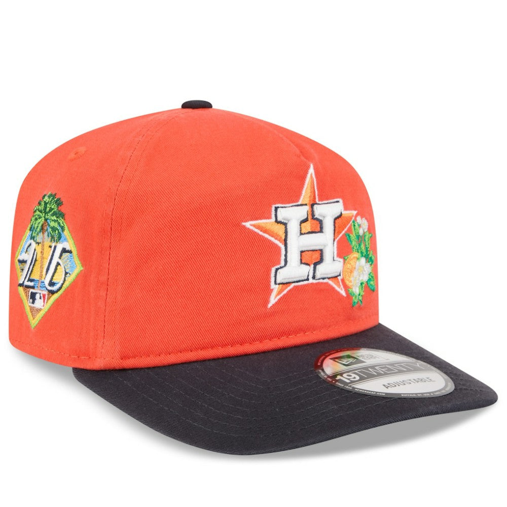 Houston Astros Youth 2026 Spring Training 19TWENTY Adjustable Hat Orange/Navy | New Era
