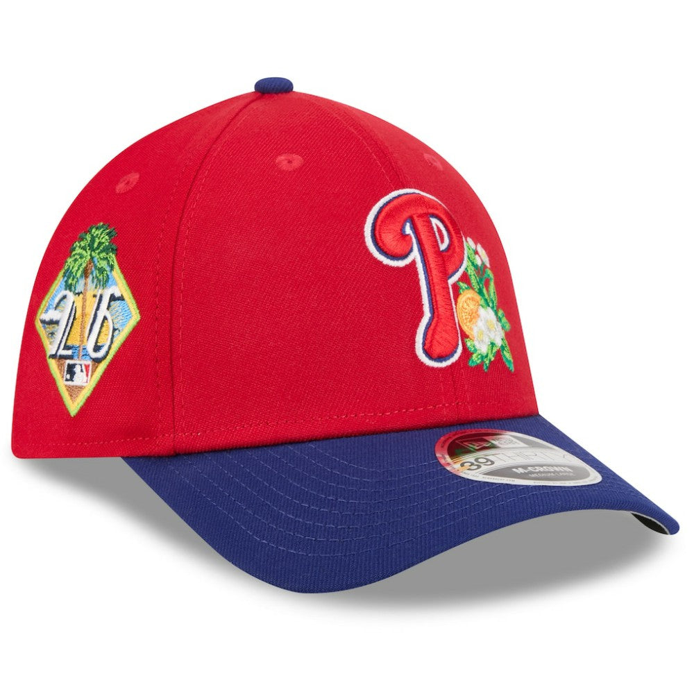 Philadelphia Phillies 2026 Spring Training M-Crown 39THIRTY Flex Hat Red/Royal | New Era