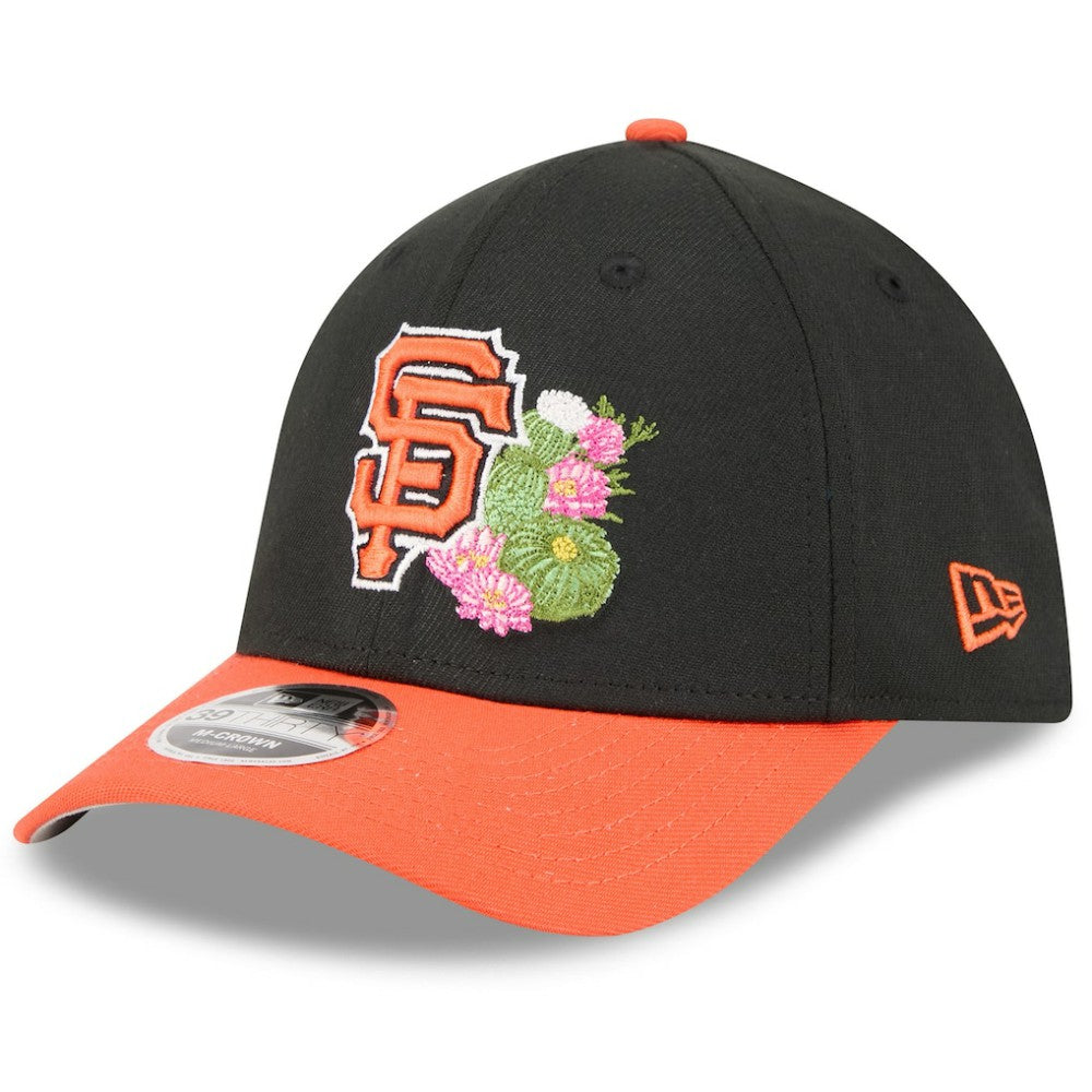 San Francisco Giants 2026 Spring Training M-Crown 39THIRTY Flex Hat Black/Orange | New Era