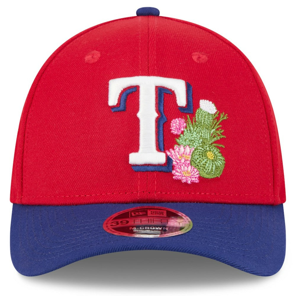 Texas Rangers 2026 Spring Training M-Crown 39THIRTY Flex Hat Red/Royal | New Era
