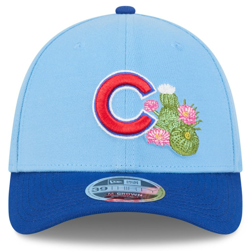 Chicago Cubs 2026 Spring Training M-Crown 39THIRTY Flex Hat Light Blue/Royal | New Era