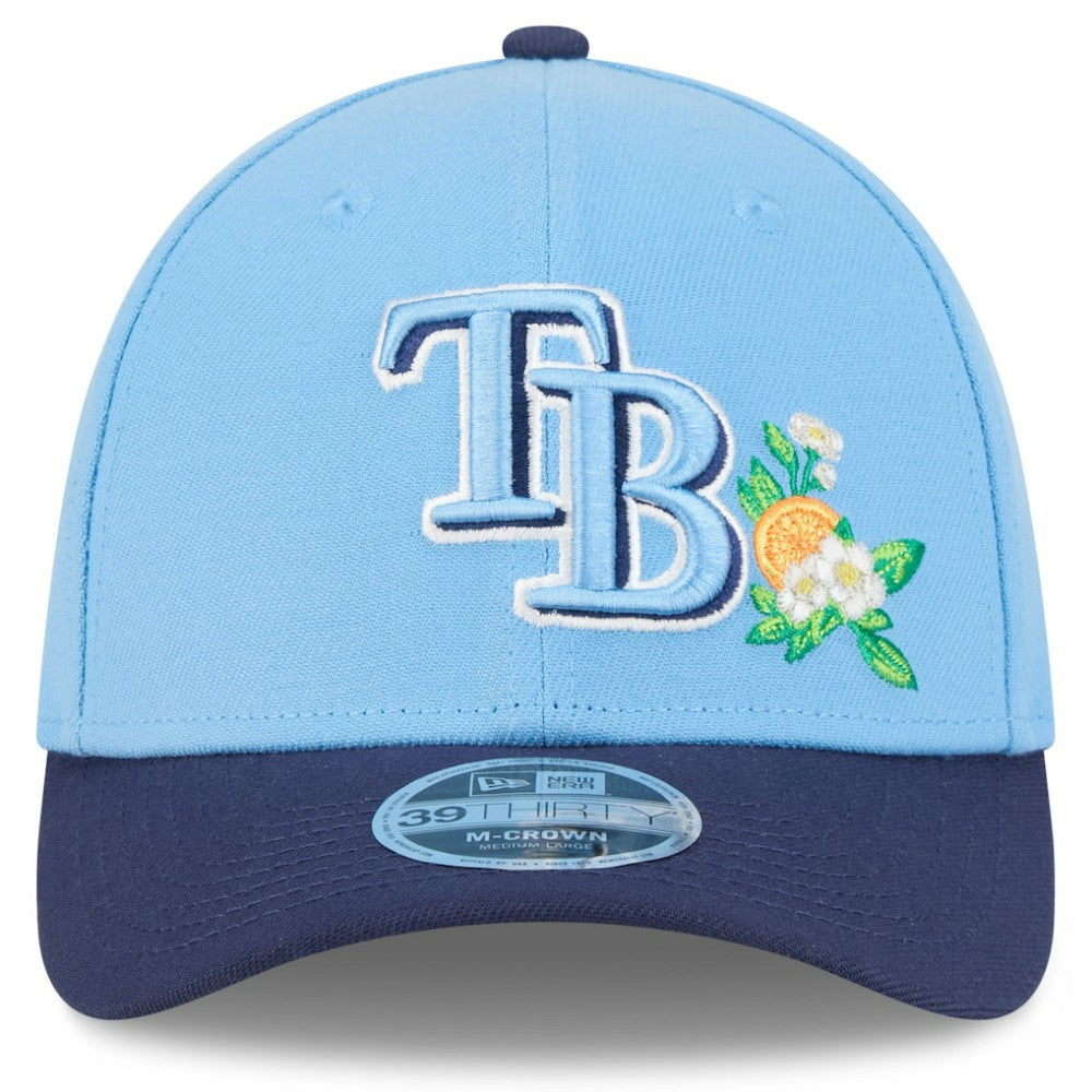 Tampa Bay Rays 2026 Spring Training M-Crown 39THIRTY Flex Hat Light Blue/Navy | New Era