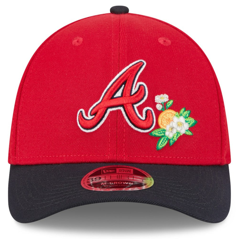 Atlanta Braves 2026 Spring Training M-Crown 39THIRTY Flex Hat Red/Navy | New Era
