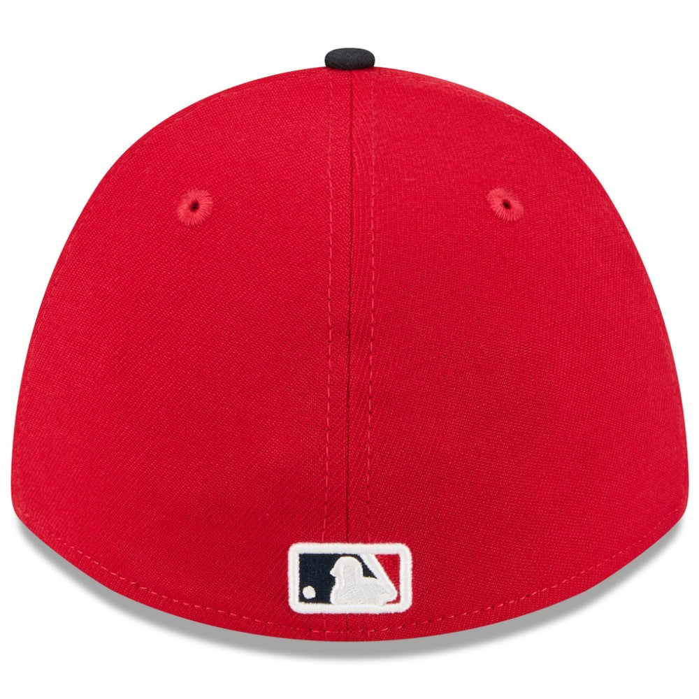 Atlanta Braves 2026 Spring Training M-Crown 39THIRTY Flex Hat Red/Navy | New Era