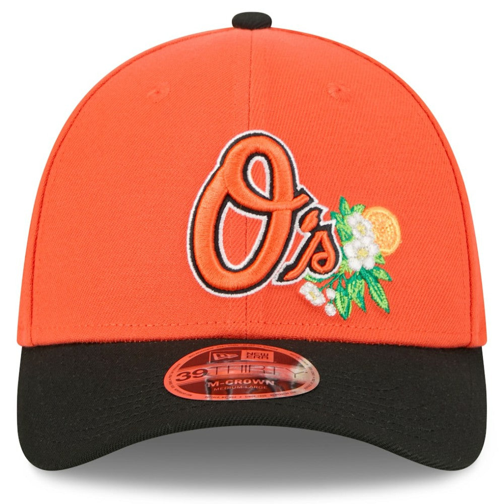 Baltimore Orioles 2026 Spring Training M-Crown 39THIRTY Flex Hat Orange/Black | New Era