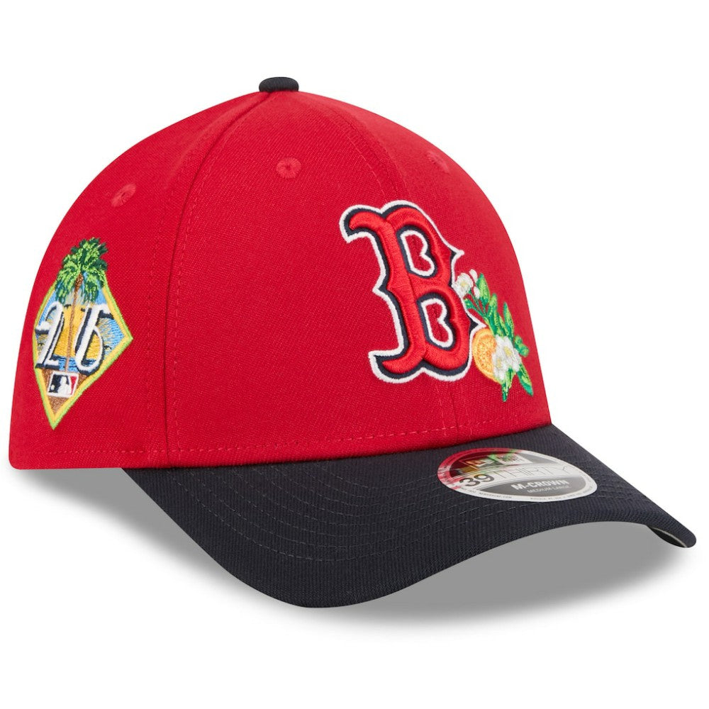 Boston Red Sox 2026 Spring Training M-Crown 39THIRTY Flex Hat Red/Navy | New Era