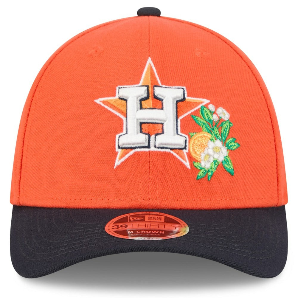 Houston Astros 2026 Spring Training M-Crown 39THIRTY Flex Hat Orange/Navy | New Era