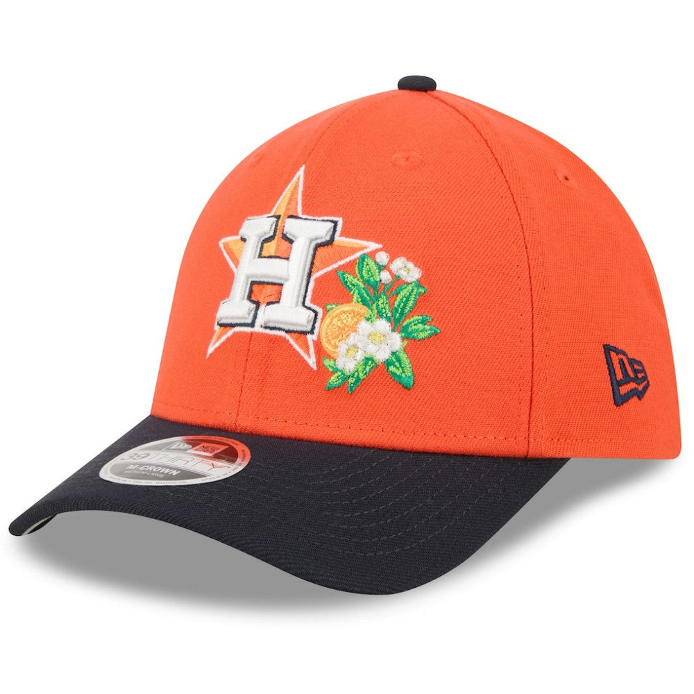 Houston Astros 2026 Spring Training M-Crown 39THIRTY Flex Hat Orange/Navy | New Era