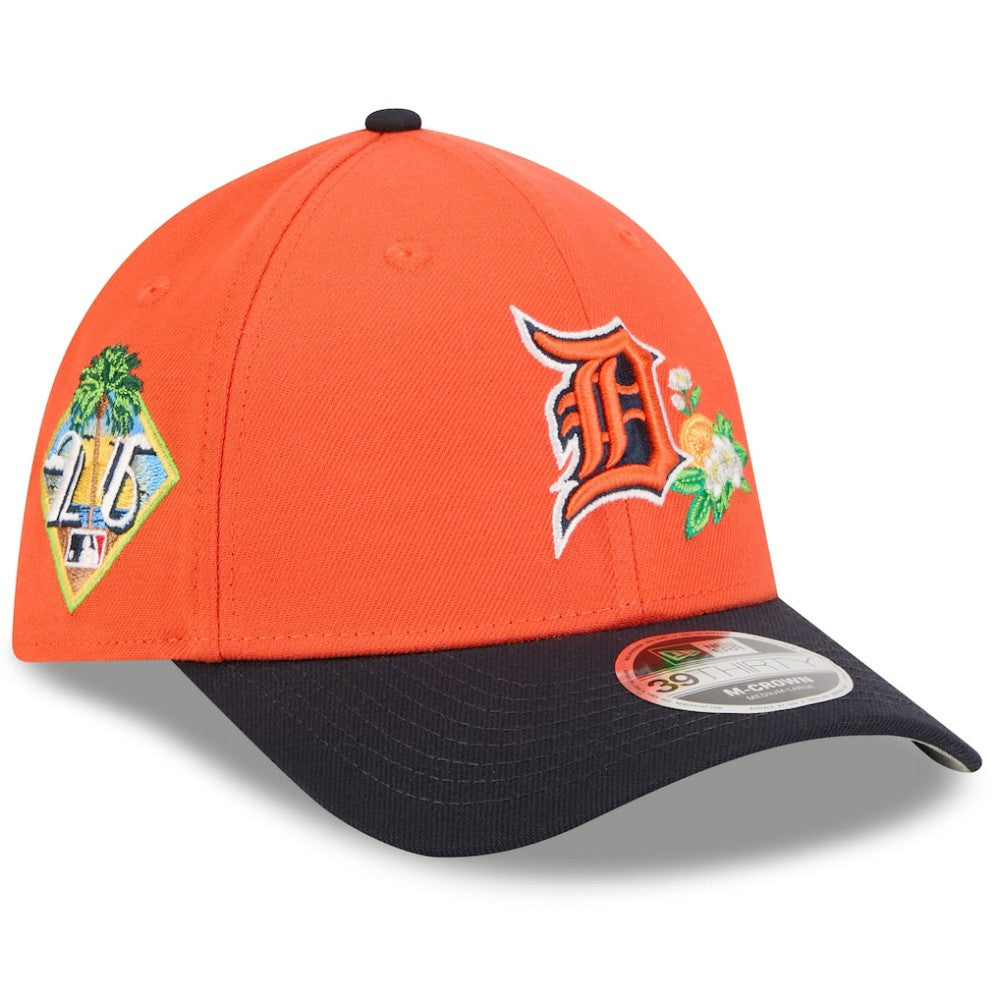 Detroit Tigers 2026 Spring Training M-Crown 39THIRTY Flex Hat Orange/Navy | New Era