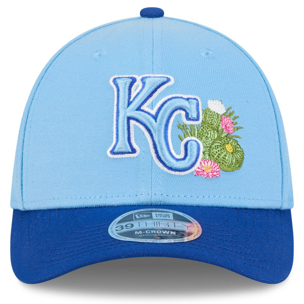 Kansas City Royals 2026 Spring Training M-Crown 39THIRTY Flex Hat Light Blue/Royal | New Era