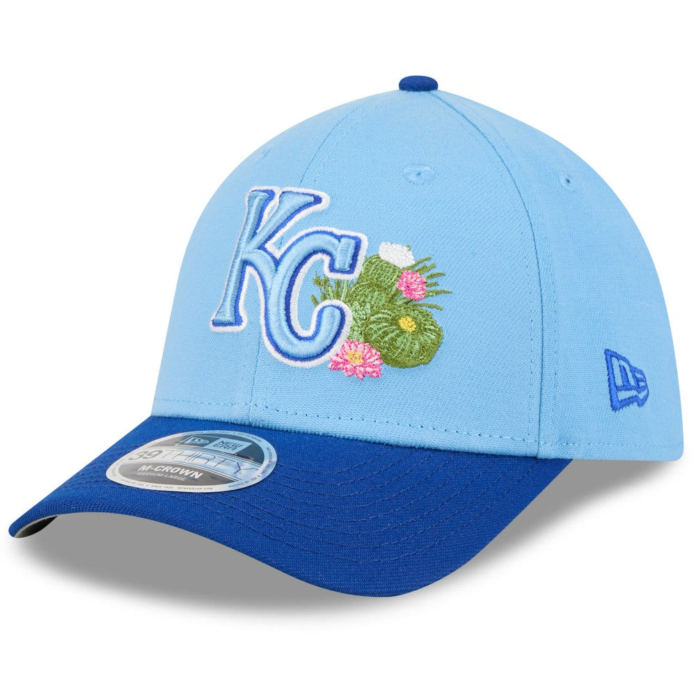 Kansas City Royals 2026 Spring Training M-Crown 39THIRTY Flex Hat Light Blue/Royal | New Era