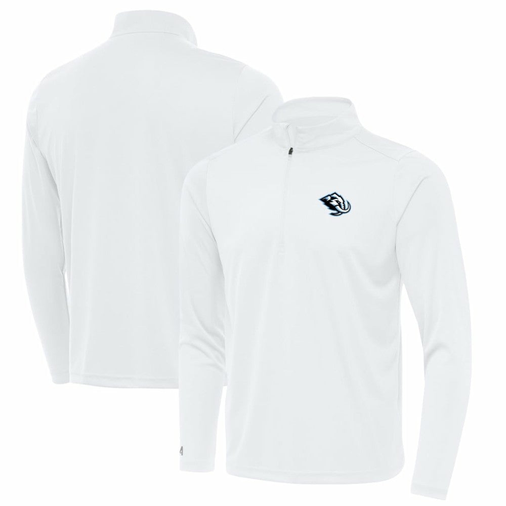Utah Mammoth Antigua Tribute Quarter-Zip Pullover White