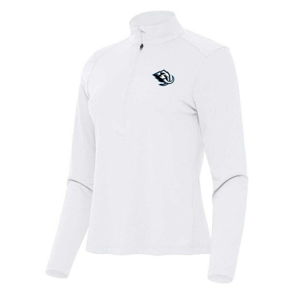 Utah Mammoth Antigua Women's Tribute Half-Zip Pullover White