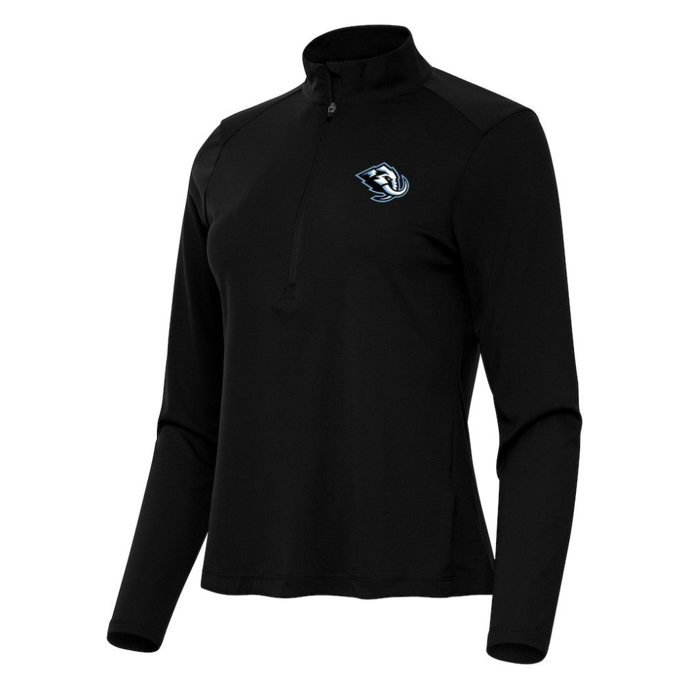 Utah Mammoth Antigua Women's Tribute Half-Zip Pullover Black