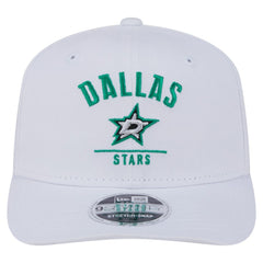 Dallas Stars New Era Team Lockup Basic 9SEVENTY Adjustable Hat White