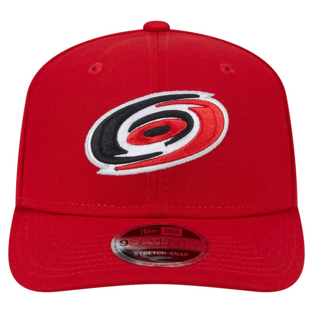 Carolina Hurricanes New Era Logo Basic 9SEVENTY Adjustable Hat Red