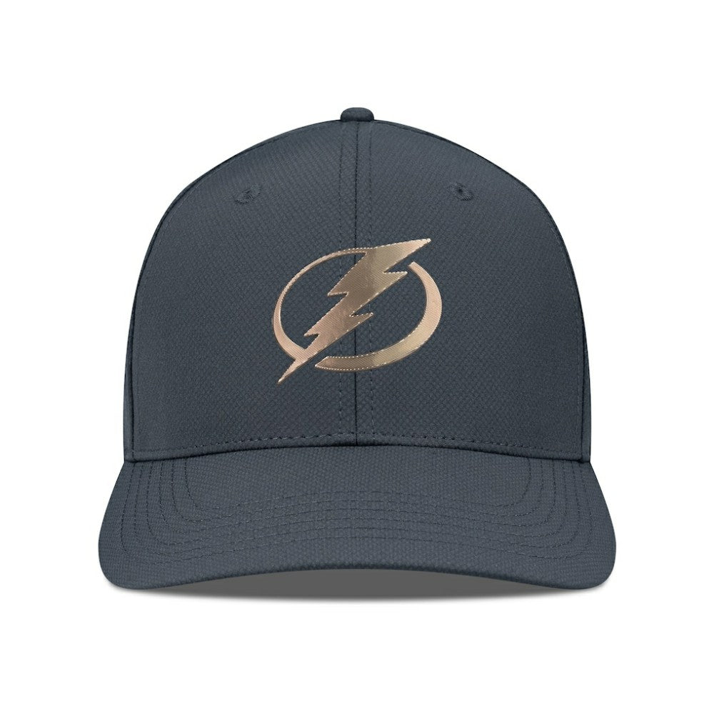 Tampa Bay Lightning Levelwear Rise Copper Insignia Flex Hat Charcoal