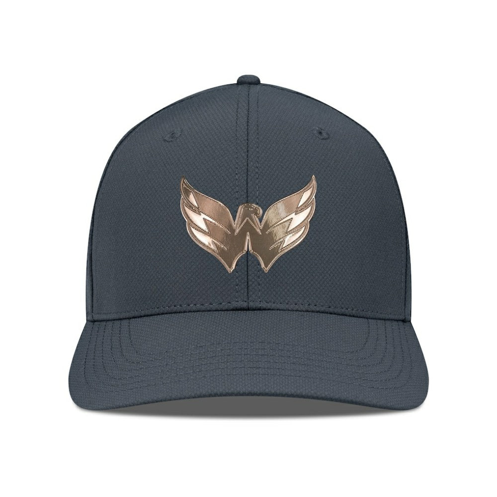 Washington Capitals Levelwear Rise Copper Insignia Flex Hat Charcoal