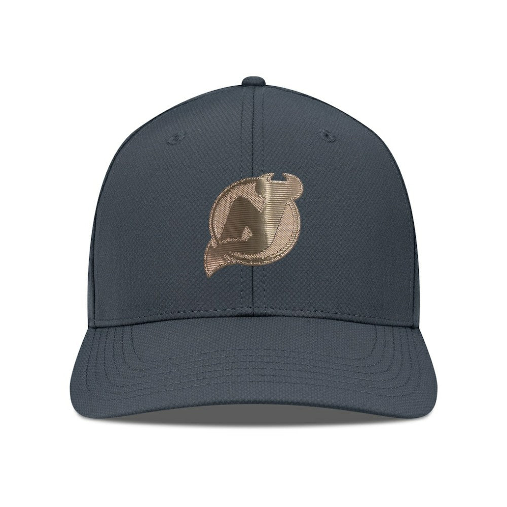 New Jersey Devils Levelwear Rise Copper Insignia Flex Hat Charcoal