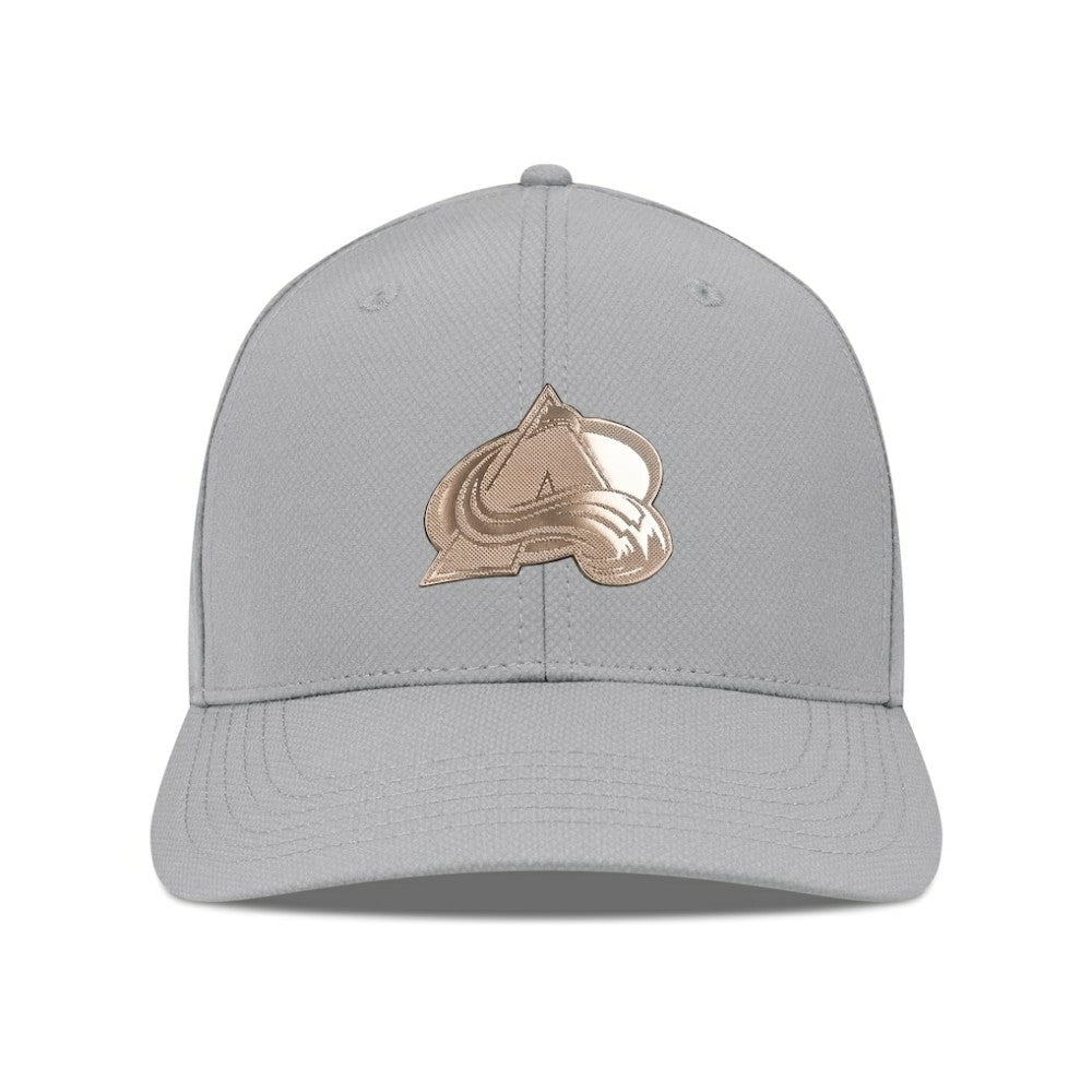 Colorado Avalanche Levelwear Rise Copper Insignia Flex Hat Gray