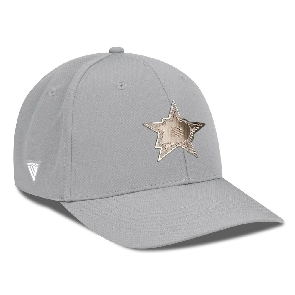 Dallas Stars Levelwear Rise Copper Insignia Flex Hat Gray