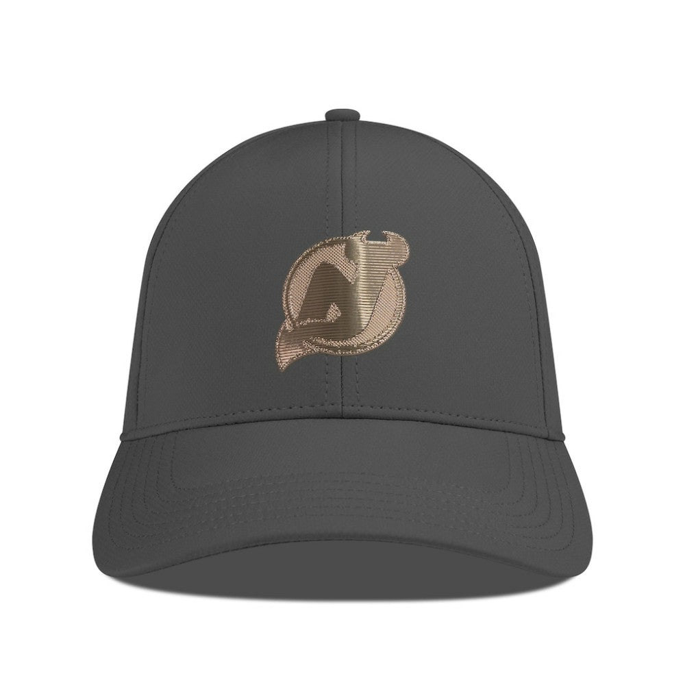 New Jersey Devils Levelwear Ascend Copper Insignia Vented Adjustable Hat Charcoal
