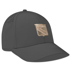 New York Rangers Levelwear Ascend Copper Insignia Vented Adjustable Hat Charcoal