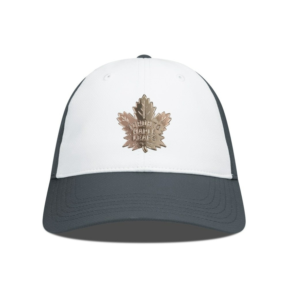 Toronto Maple Leafs Levelwear Endure Copper Insignia Adjustable Hat White/Charcoal