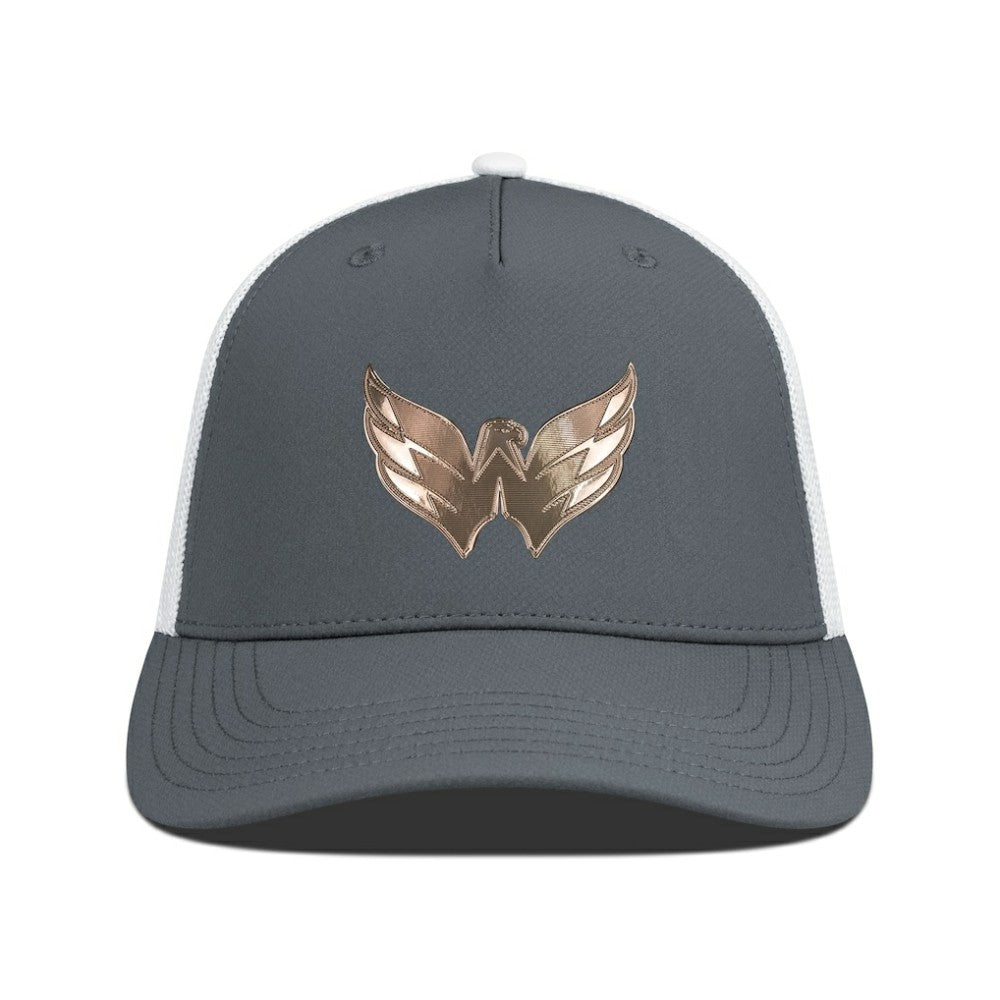 Washington Capitals Levelwear Signal Copper Insignia Trucker Adjustable Hat Charcoal/White