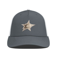 Dallas Stars Levelwear Signal Copper Insignia Trucker Adjustable Hat Charcoal/White
