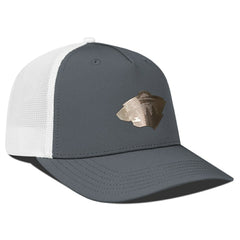 Minnesota Wild Levelwear Signal Copper Insignia Trucker Adjustable Hat Charcoal/White
