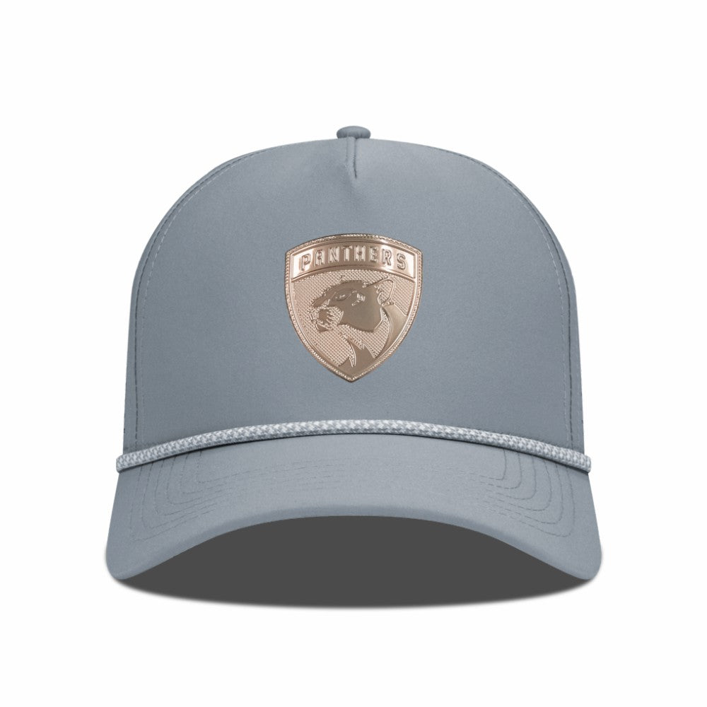 Florida Panthers Levelwear Gordon Copper Insignia Vented Adjustable Hat Gray
