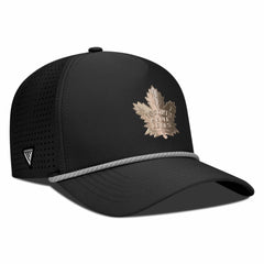 Toronto Maple Leafs Levelwear Gordon Copper Insignia Vented Adjustable Hat Black