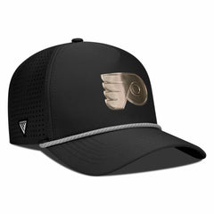 Philadelphia Flyers Levelwear Gordon Copper Insignia Vented Adjustable Hat Black