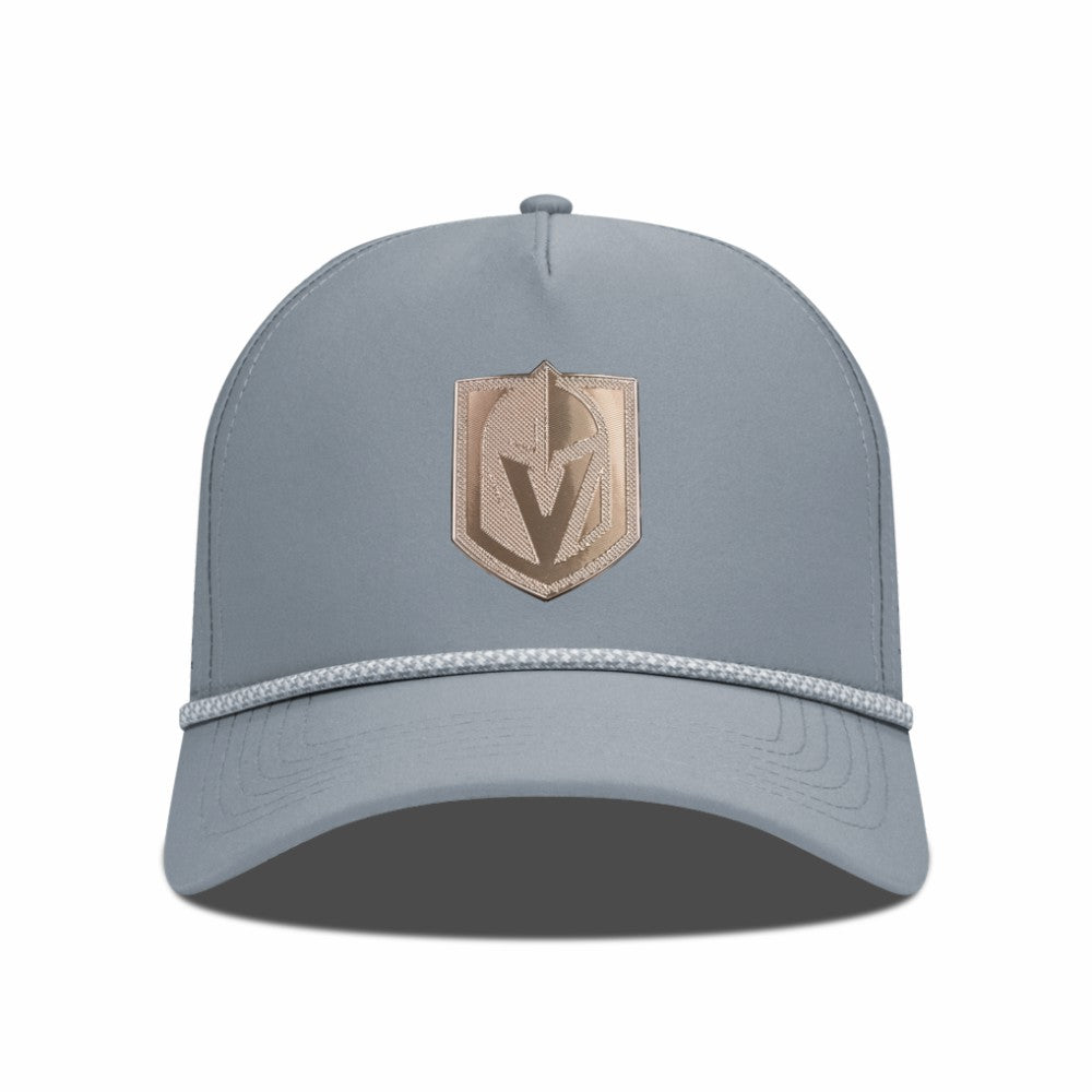 Vegas Golden Knights Levelwear Gordon Copper Insignia Vented Adjustable Hat Gray