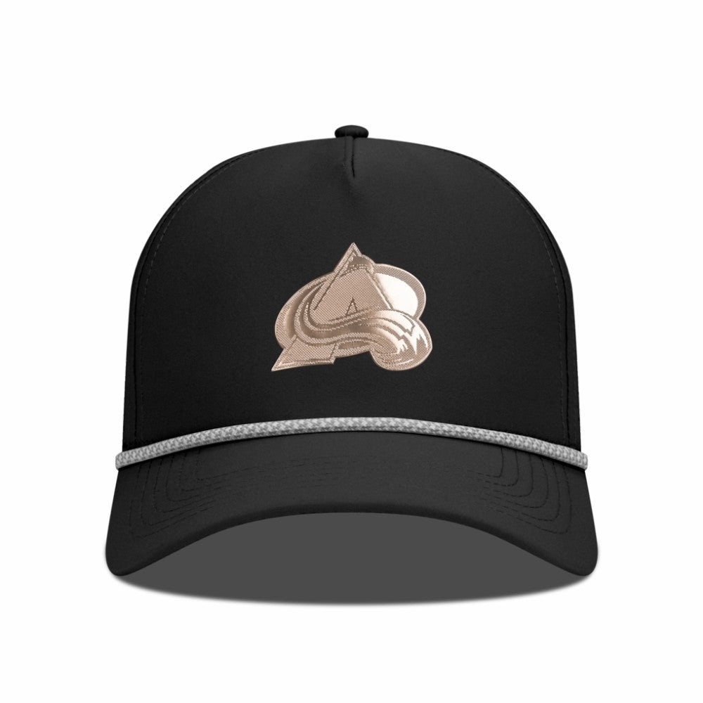 Colorado Avalanche Levelwear Gordon Copper Insignia Vented Adjustable Hat Black