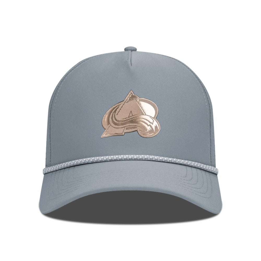 Colorado Avalanche Levelwear Gordon Copper Insignia Vented Adjustable Hat Gray