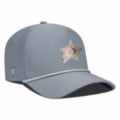 Dallas Stars Levelwear Gordon Copper Insignia Vented Adjustable Hat Gray
