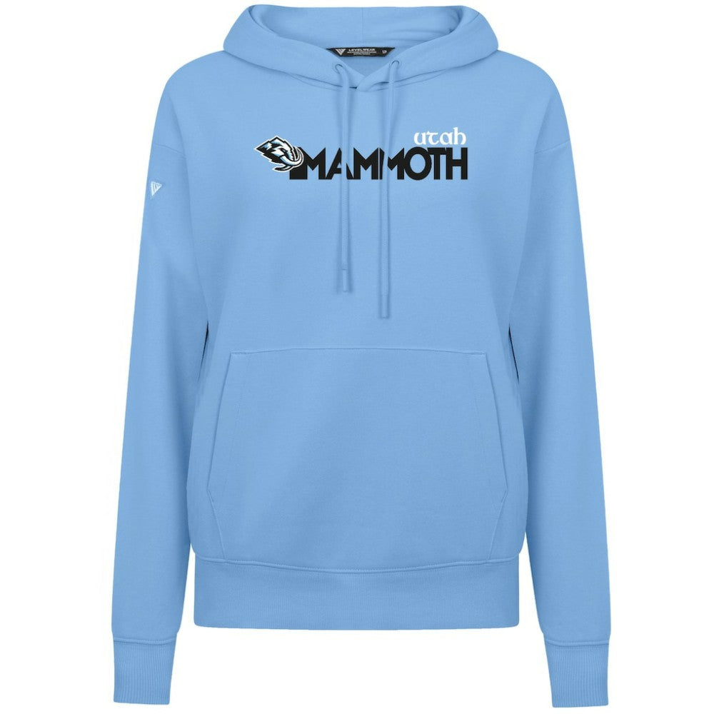 Utah Mammoth Levelwear Women's Adorn Wedge Pullover Hoodie Light Blue