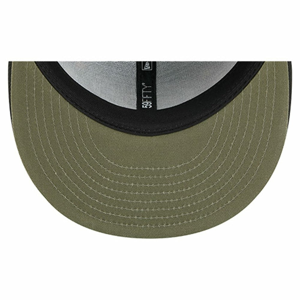 Carolina Hurricanes New Era Military Appreciation Digital Camo Stars 59FIFTY Fitted Hat Black