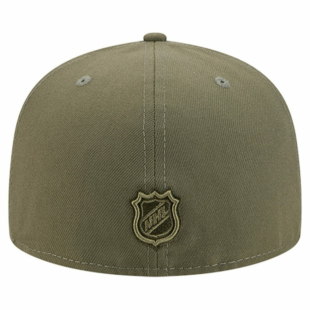 Tampa Bay Lightning New Era Military Appreciation Flag 59FIFTY Fitted Hat Olive