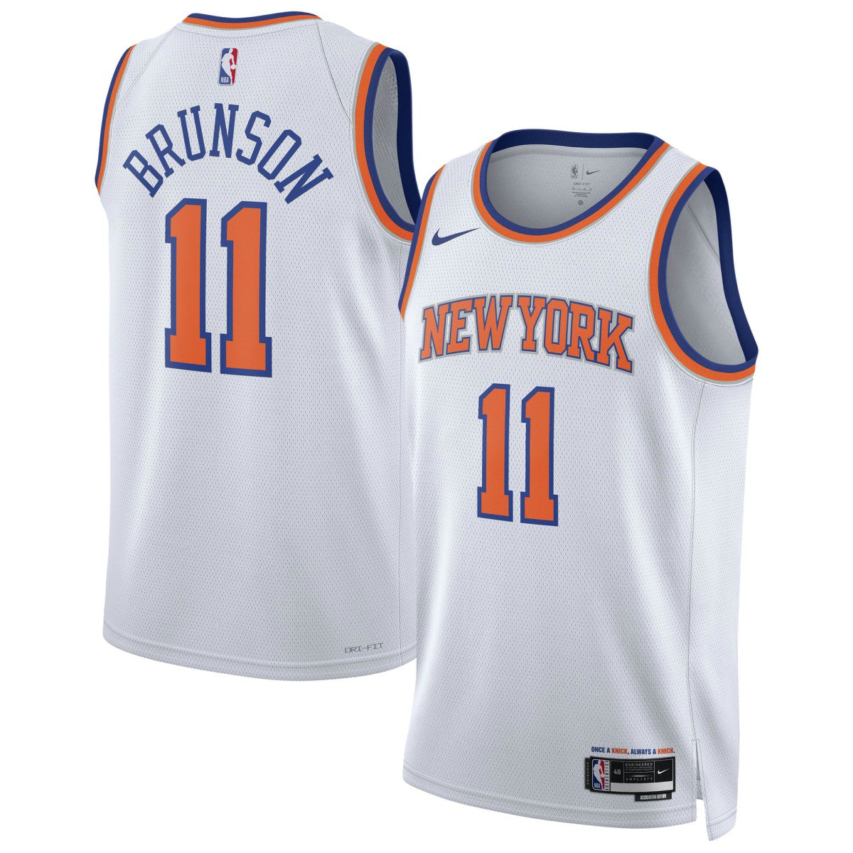 Jalen Brunson New York Knicks Unisex Swingman Jersey - Association Edition - White