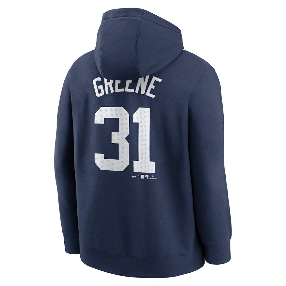 Riley Greene Detroit Tigers Player Name & Number Club Fleece Pullover Hoodie Navy | Nike