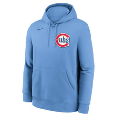 Pete Crow-Armstrong Chicago Cubs Player Name & Number Club Fleece Pullover Hoodie Light Blue | Nike