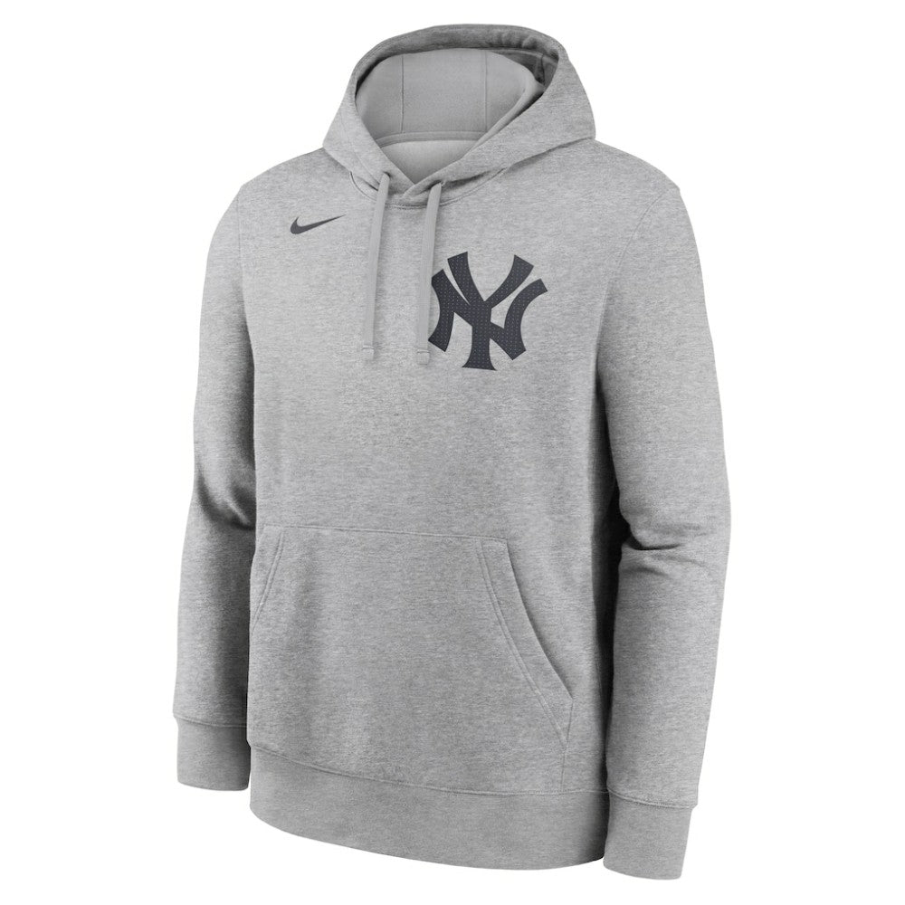 Aaron Judge New York Yankees Player Name & Number Club Fleece Pullover Hoodie Heather Gray | Nike
